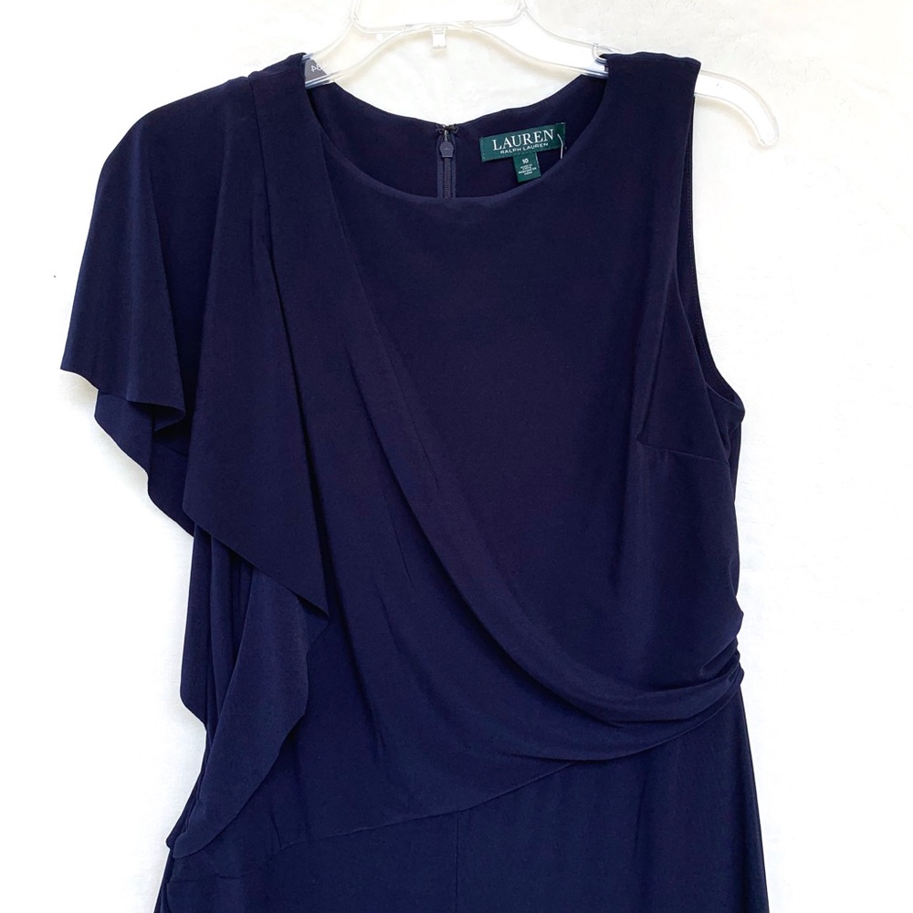 Lauren Ralph Lauren Ruffled Asymmetrical Jumpsuit - Picture 6 of 6